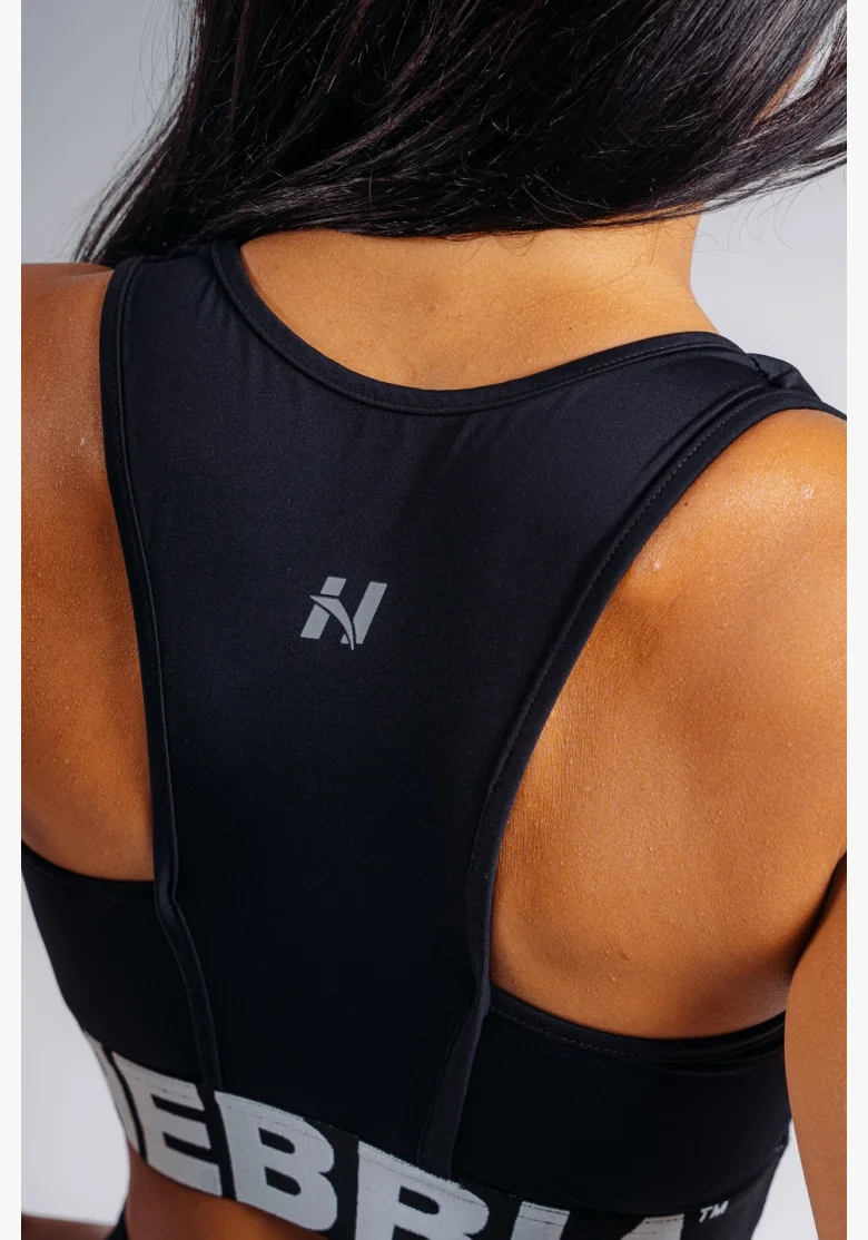 NEBBIA reggiseno sportivo ad alto supporto PRIMAL nero