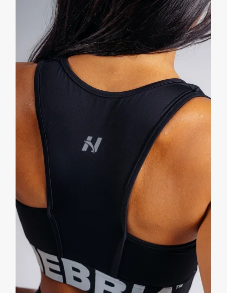 NEBBIA reggiseno sportivo ad alto supporto PRIMAL nero
