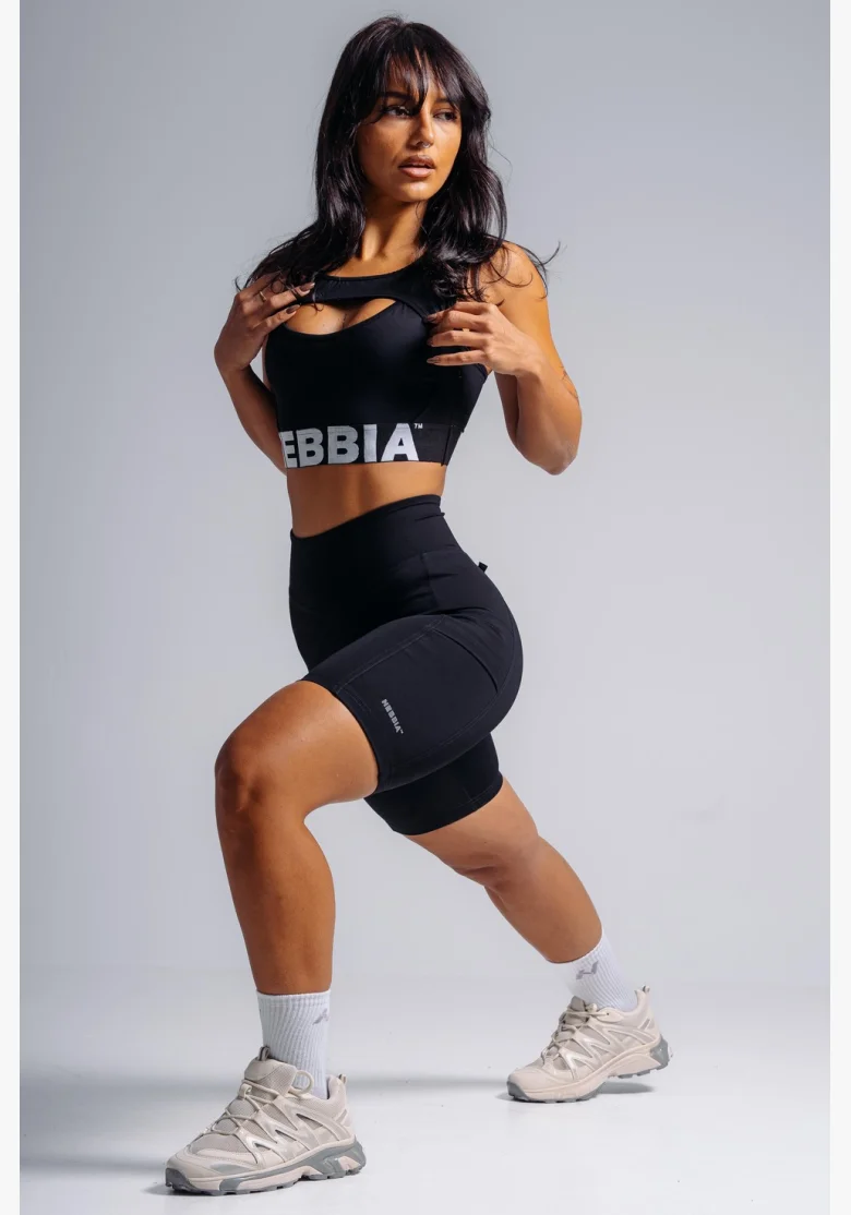 NEBBIA reggiseno sportivo ad alto supporto PRIMAL nero