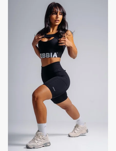 NEBBIA reggiseno sportivo ad alto supporto PRIMAL nero