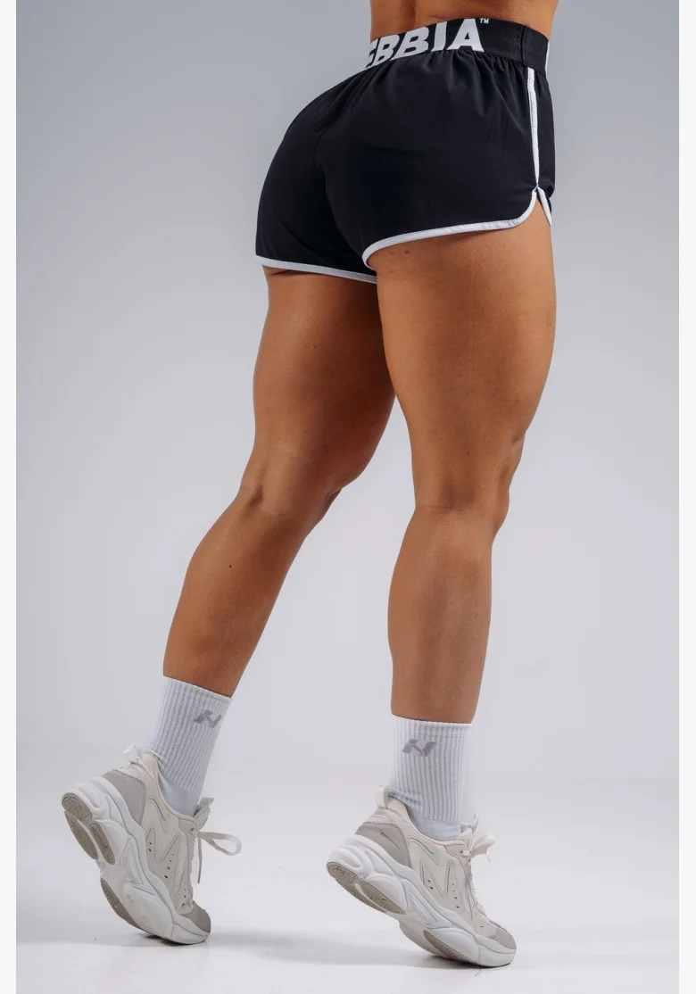 NEBBIA Pantaloncini da allenamento ultraleggeri PRIMAL neri