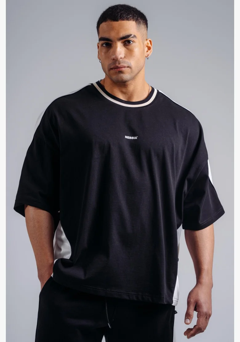 NEBBIA T-shirt oversize PRIMAL nero