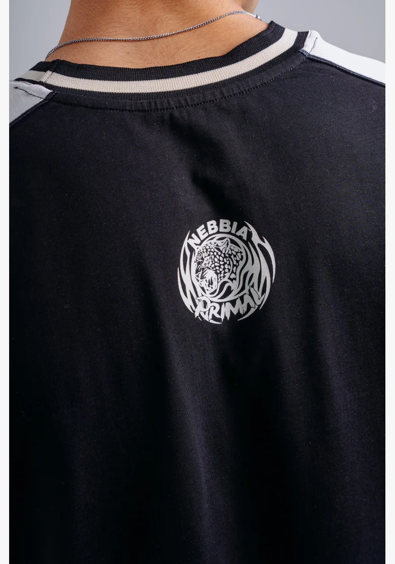 NEBBIA T-shirt oversize PRIMAL nero
