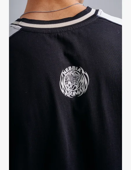 NEBBIA T-shirt oversize PRIMAL nero