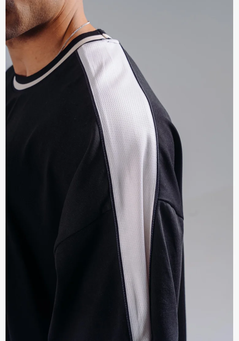 NEBBIA T-shirt oversize PRIMAL nero