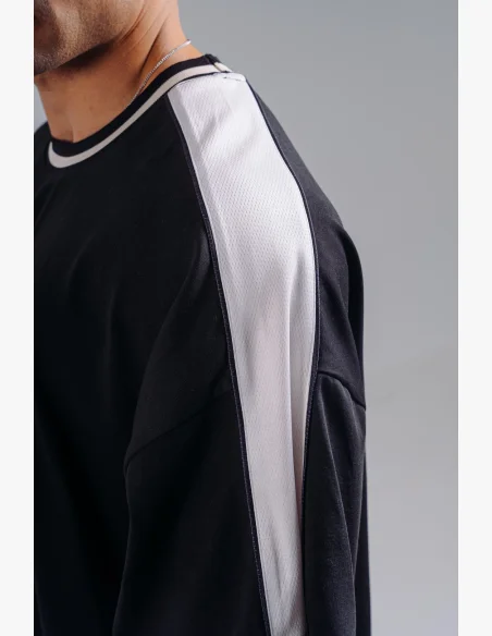 NEBBIA T-shirt oversize PRIMAL nero