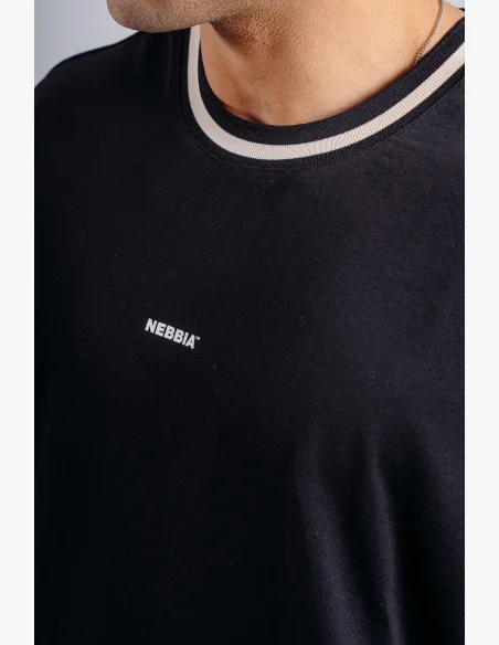 NEBBIA T-shirt oversize PRIMAL nero