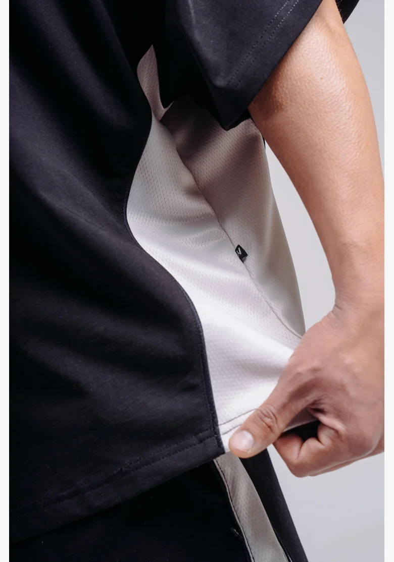 NEBBIA T-shirt oversize PRIMAL nero