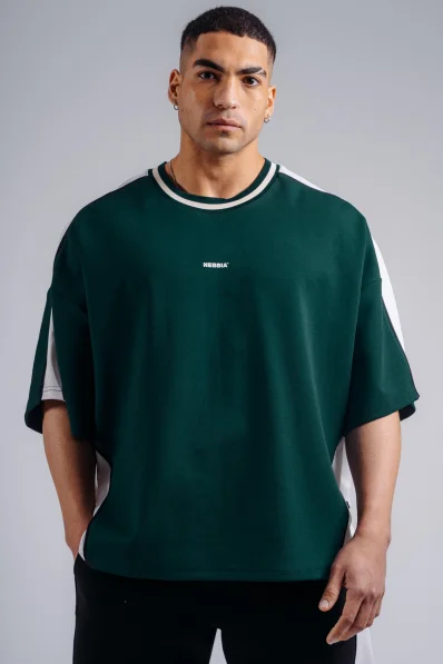 NEBBIA T-shirt oversize PRIMAL verde