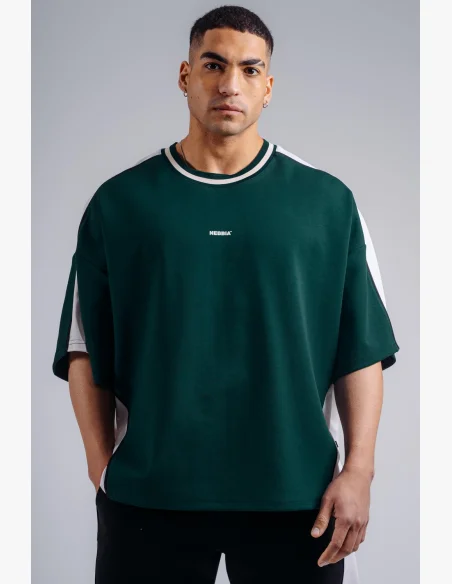 NEBBIA T-shirt oversize PRIMAL verde