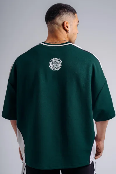 NEBBIA T-shirt oversize PRIMAL verde 2