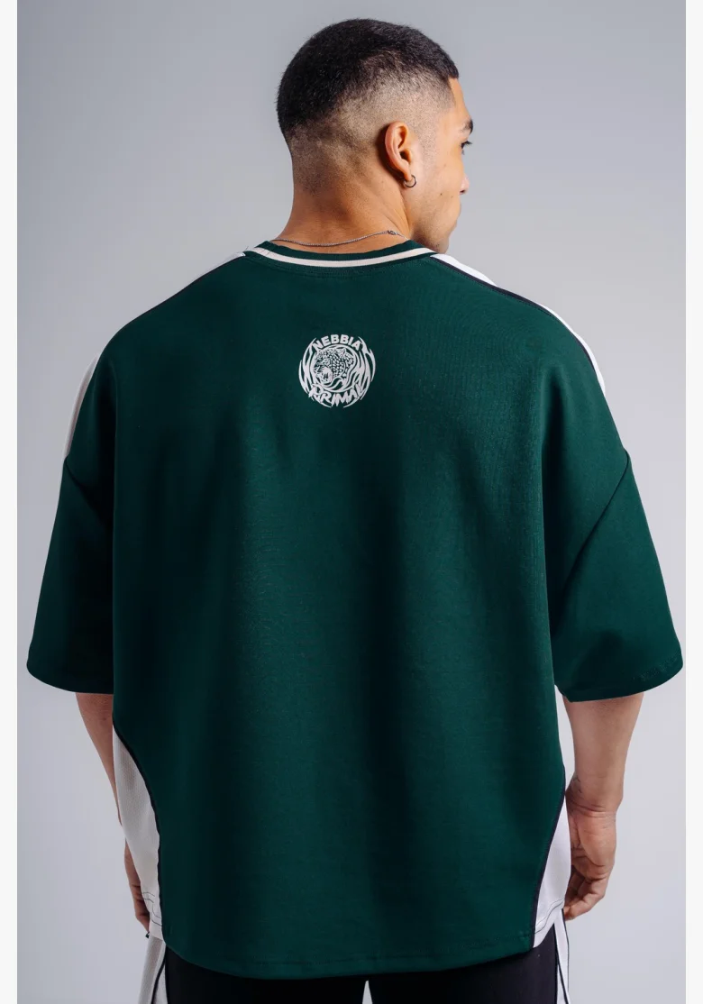 NEBBIA T-shirt oversize PRIMAL verde