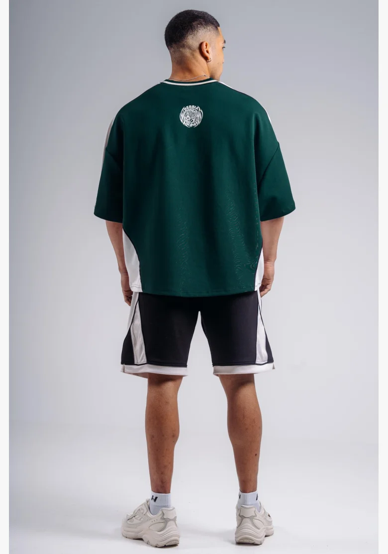 NEBBIA T-shirt oversize PRIMAL verde