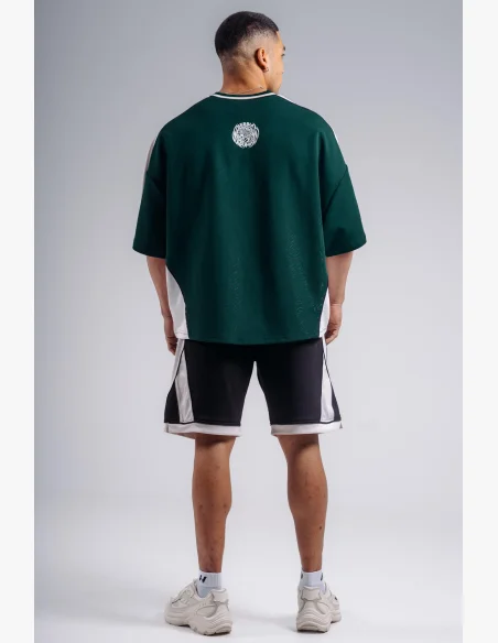 NEBBIA T-shirt oversize PRIMAL verde