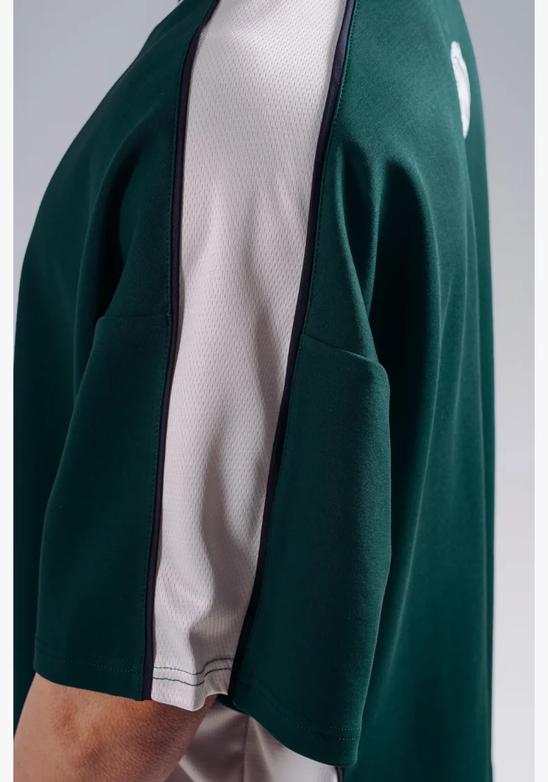 NEBBIA T-shirt oversize PRIMAL verde