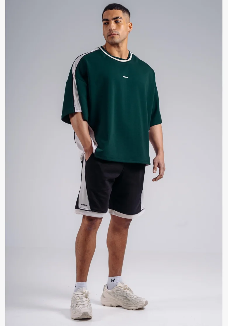 NEBBIA T-shirt oversize PRIMAL verde