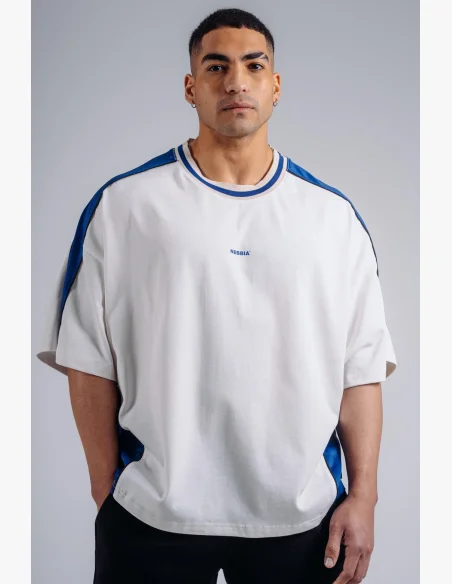 NEBBIA T-shirt oversize PRIMAL bianco