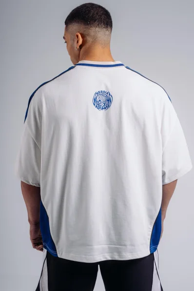 NEBBIA T-shirt oversize PRIMAL bianco 2