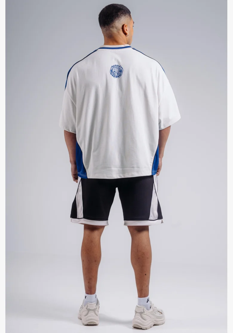 NEBBIA T-shirt oversize PRIMAL bianco