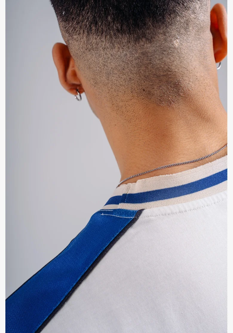 NEBBIA T-shirt oversize PRIMAL bianco