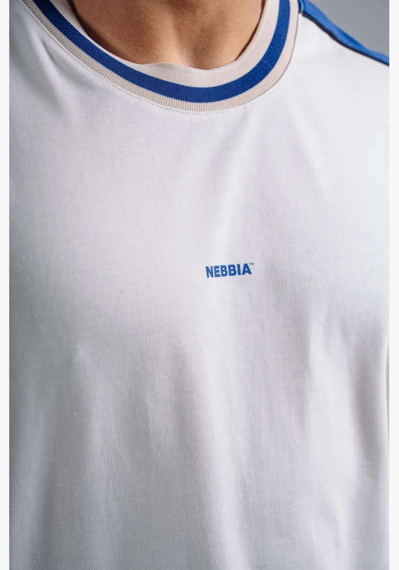 NEBBIA T-shirt oversize PRIMAL bianco