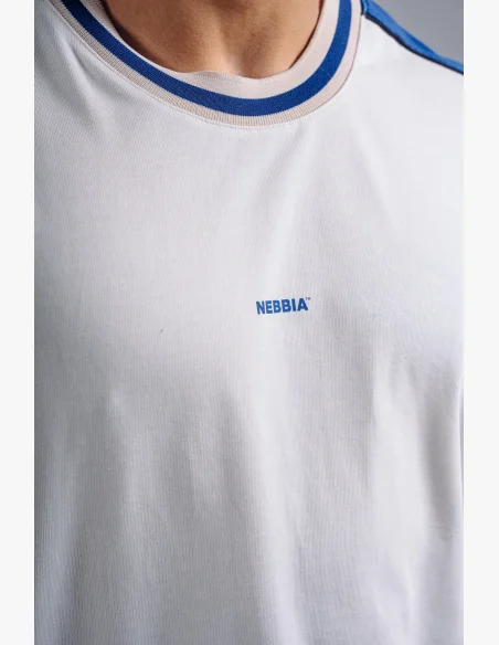 NEBBIA T-shirt oversize PRIMAL bianco