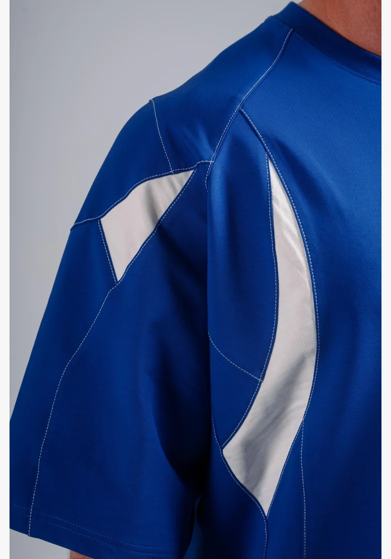 NEBBIA maglietta oversize pump cover PRIMAL blu