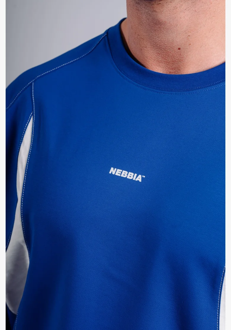 NEBBIA maglietta oversize pump cover PRIMAL blu