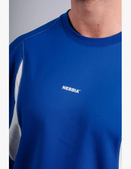 NEBBIA maglietta oversize pump cover PRIMAL blu