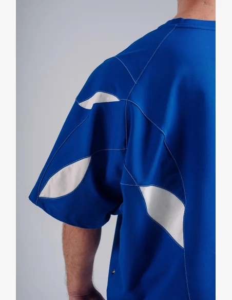 NEBBIA maglietta oversize pump cover PRIMAL blu