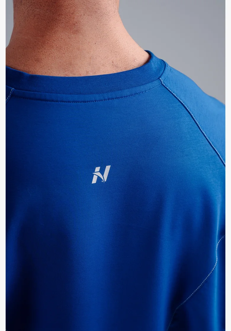 NEBBIA maglietta oversize pump cover PRIMAL blu