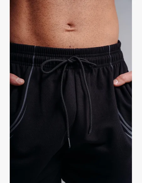 NEBBIA pantaloncini da allenamento oversize PRIMAL neri
