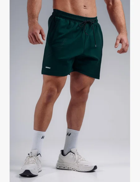 NEBBIA pantaloncini da allenamento oversize PRIMAL verdi