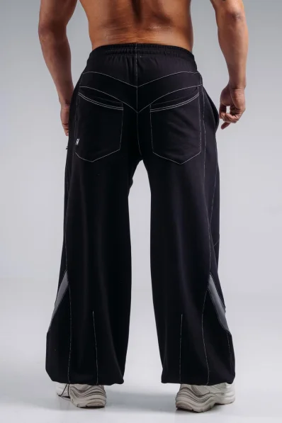 NEBBIA pantaloni larghi PRIMAL neri 2