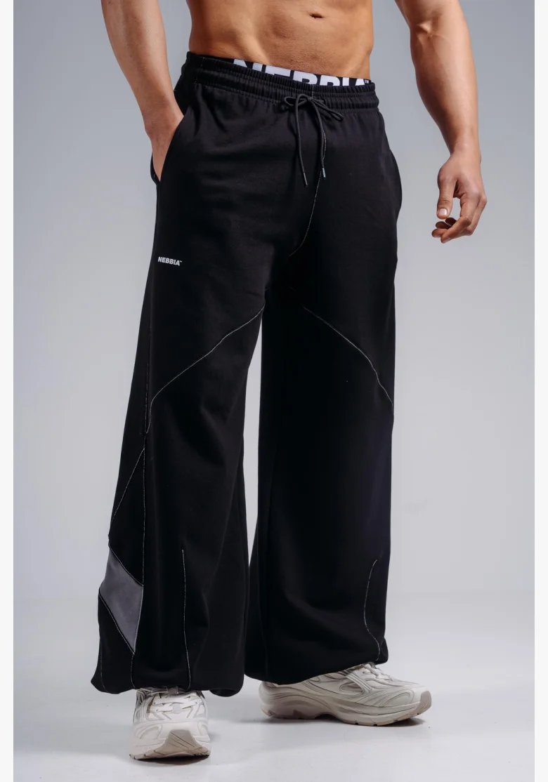 NEBBIA pantaloni larghi PRIMAL neri