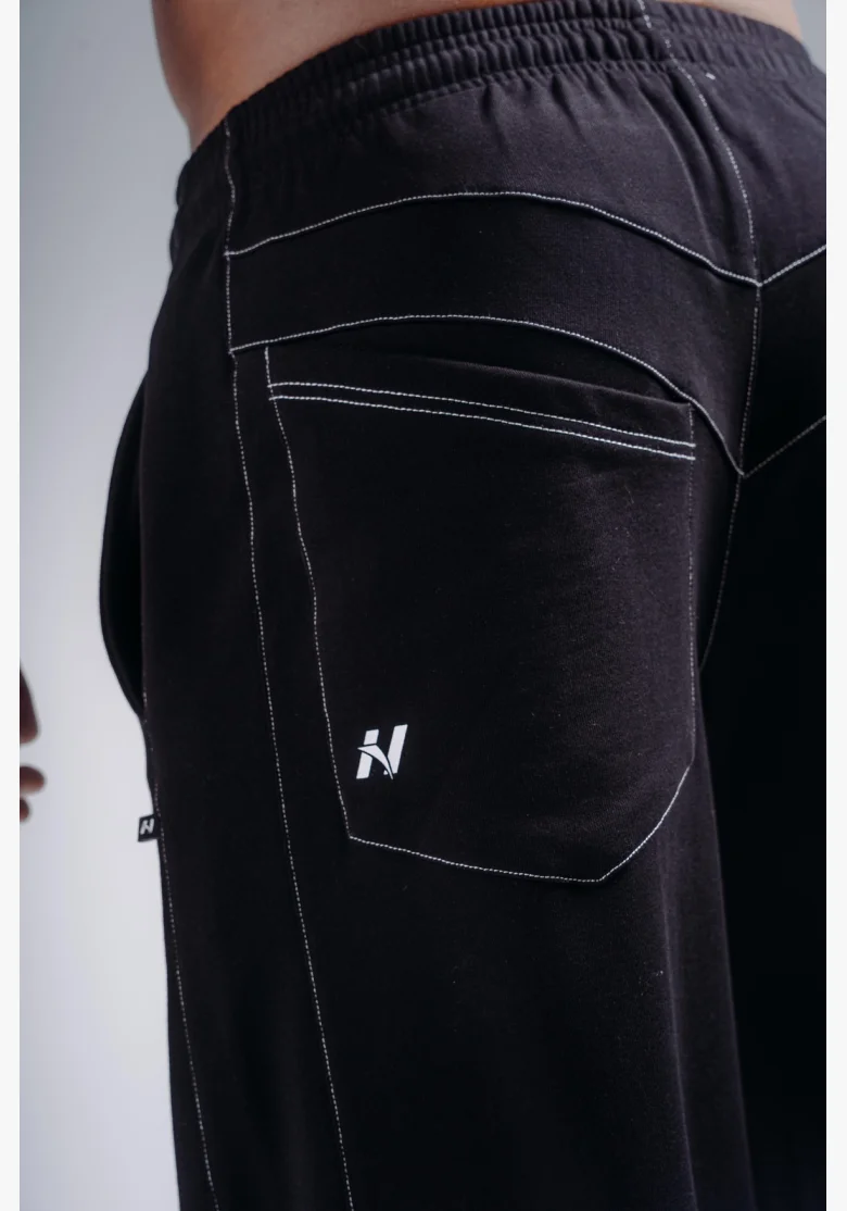 NEBBIA pantaloni larghi PRIMAL neri