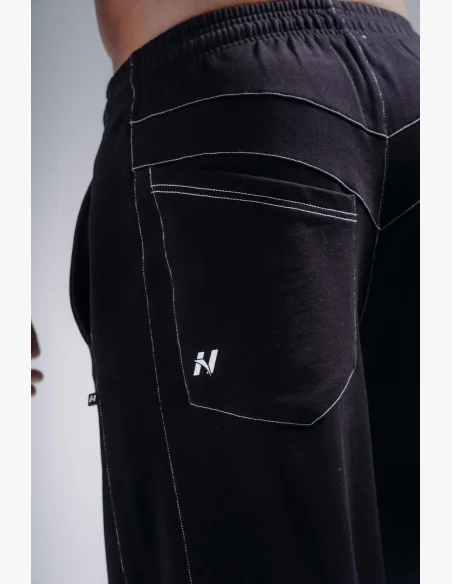 NEBBIA pantaloni larghi PRIMAL neri