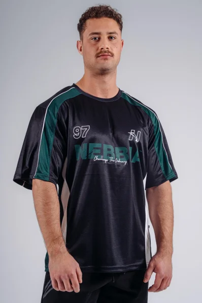 NEBBIA Maglietta Oversize Jersey '97 PRIMAL nera