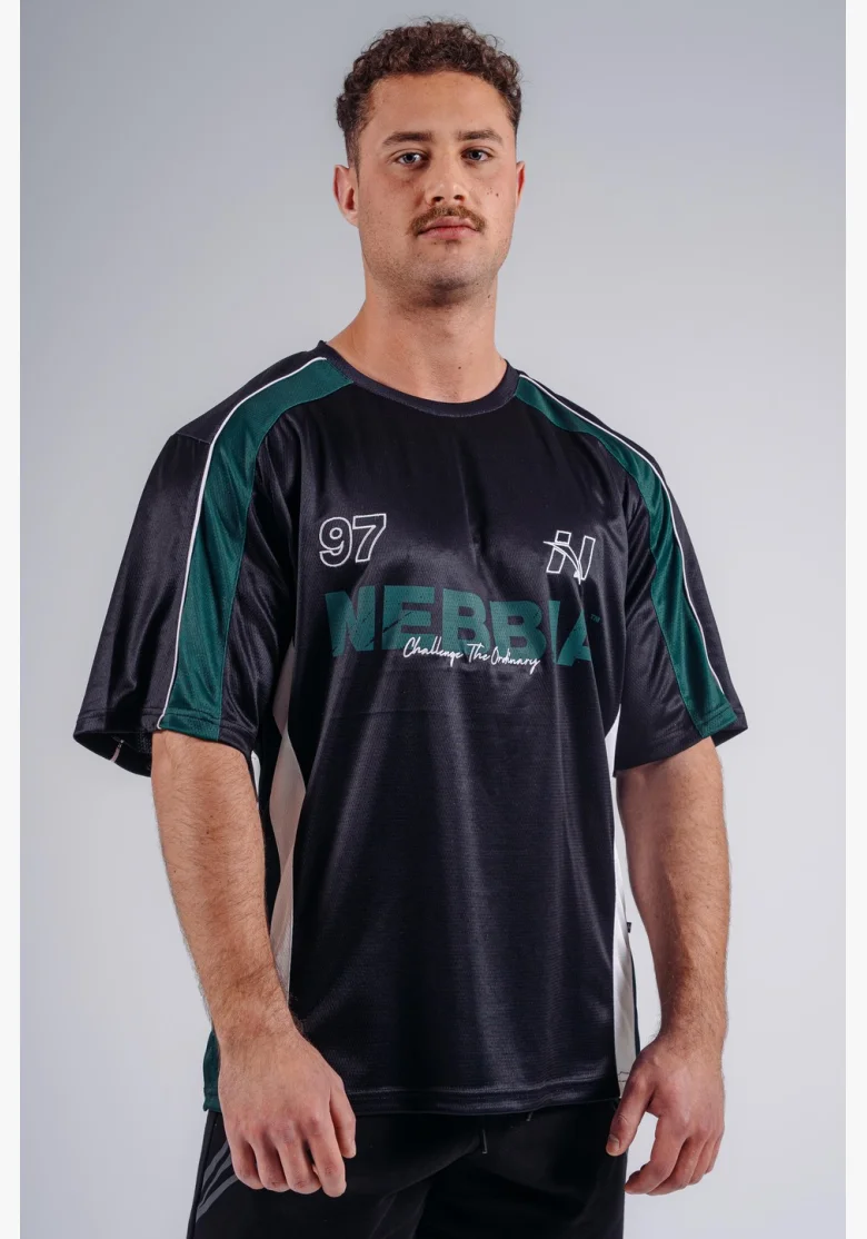NEBBIA Maglietta Oversize Jersey '97 PRIMAL nera