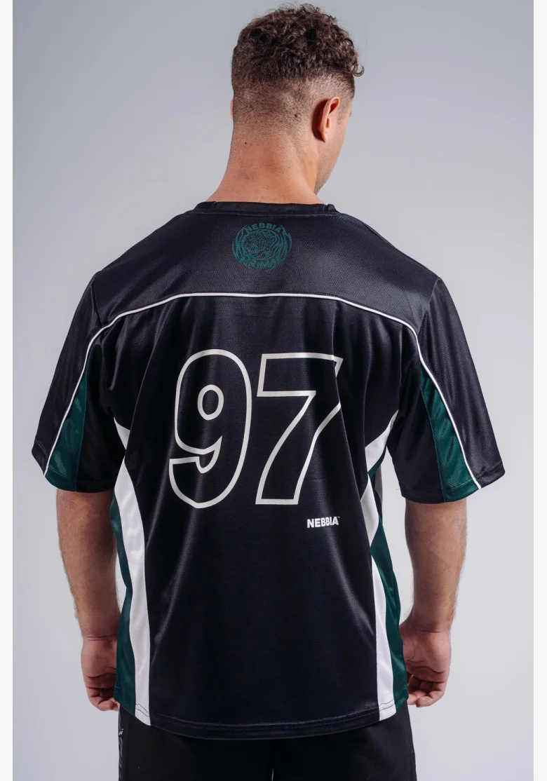 NEBBIA Maglietta Oversize Jersey '97 PRIMAL nera