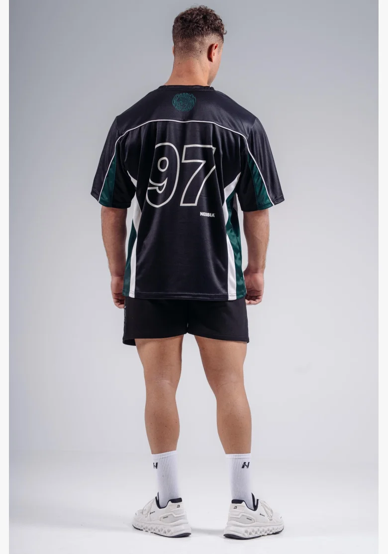 NEBBIA Maglietta Oversize Jersey '97 PRIMAL nera