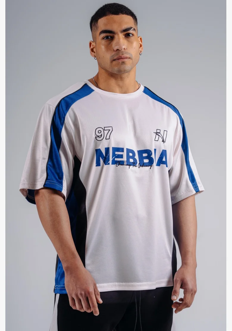 NEBBIA Oversized Jersey maglietta '97 PRIMAL bianca