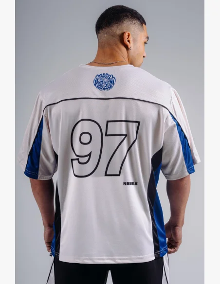 NEBBIA Oversized Jersey maglietta '97 PRIMAL bianca