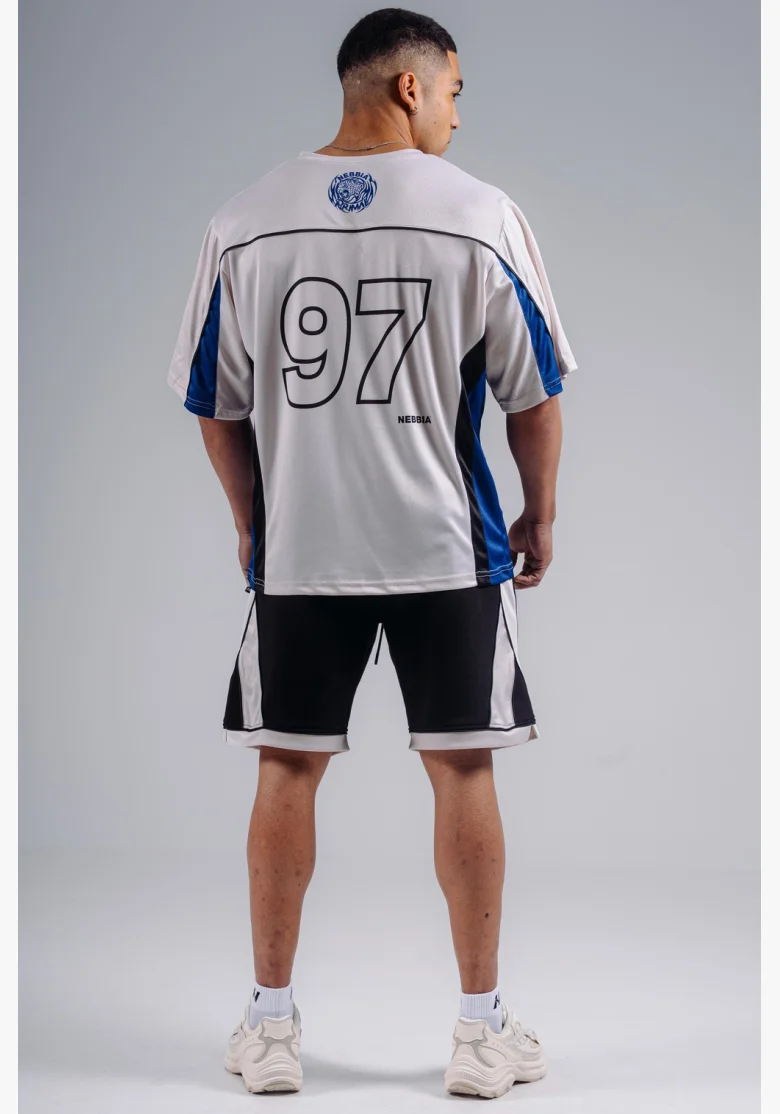 NEBBIA Oversized Jersey maglietta '97 PRIMAL bianca