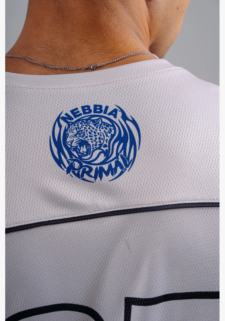 NEBBIA Oversized Jersey maglietta '97 PRIMAL bianca