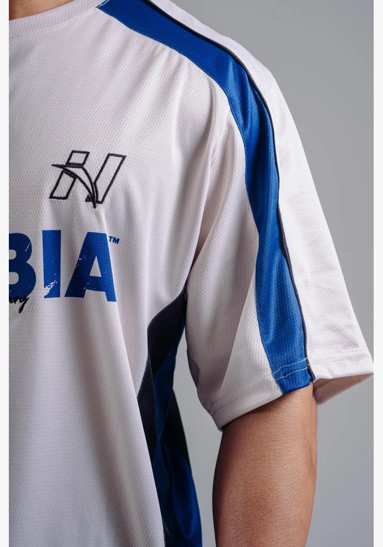 NEBBIA Oversized Jersey maglietta '97 PRIMAL bianca