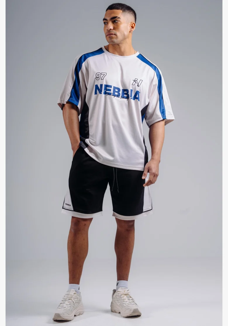 NEBBIA Oversized Jersey maglietta '97 PRIMAL bianca