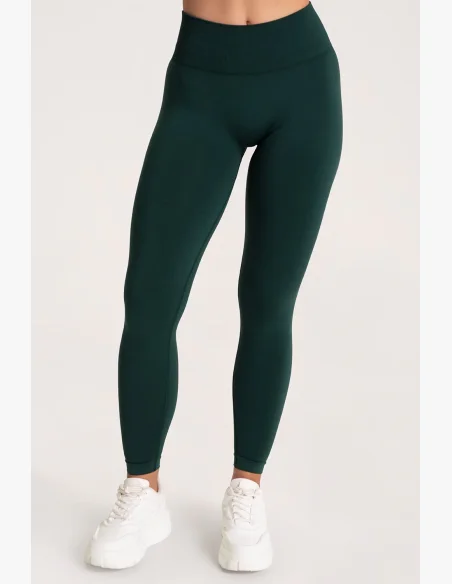 Gym Glamour Leggings Second Skin push up Verde Scuro
