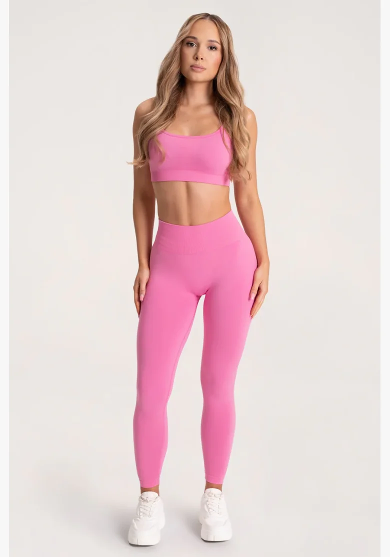 Gym Glamour Leggings Second Skin push up Wild Pink