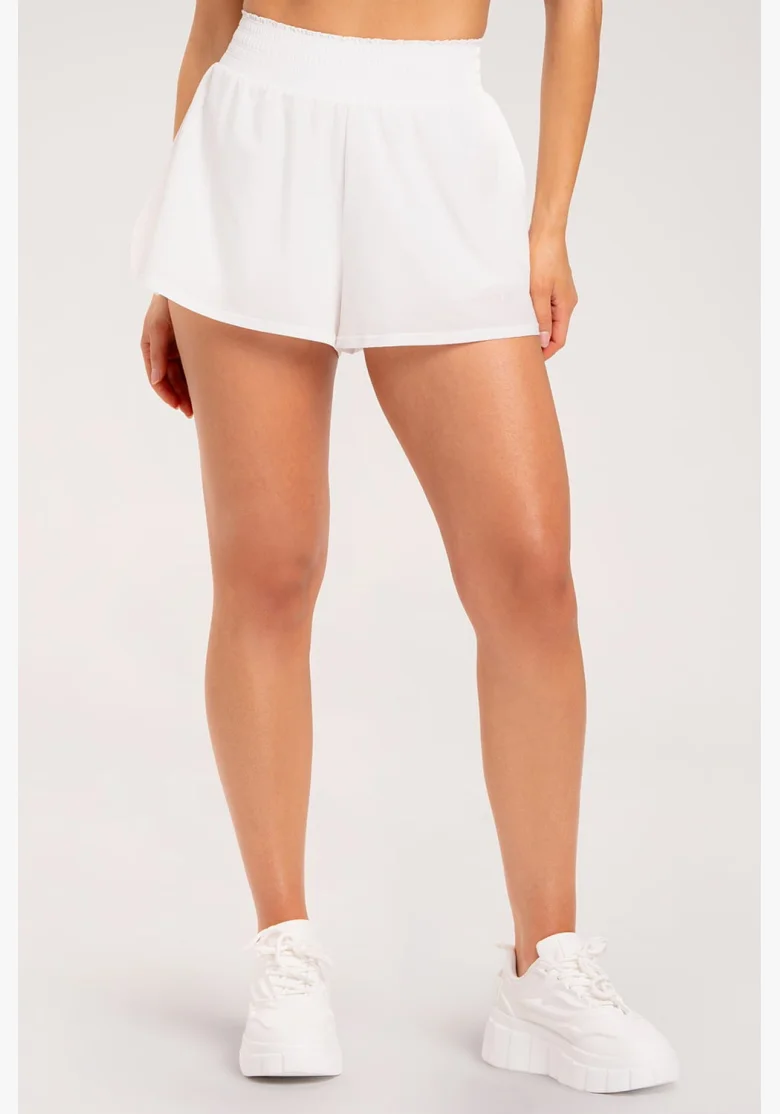 Gym Glamur Shorts Court bianco